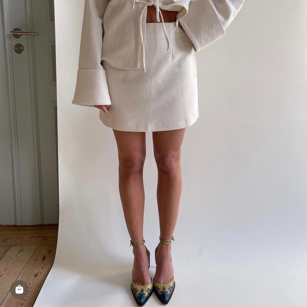 Djerf Ave Cream Occasion Skirt! (Occasion Top also available for set)